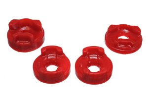 Toyota Matrix Motor Mount Insert Set - Front and Rear - Energy Suspension - Hyper-Flex Performance Polyurethane - Red - `03-`06